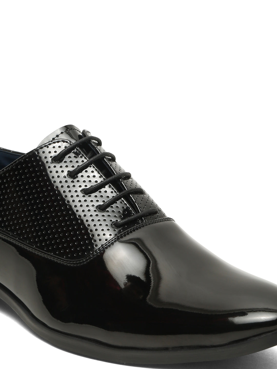 Kosher Black Color Lace-up Formal Shoes