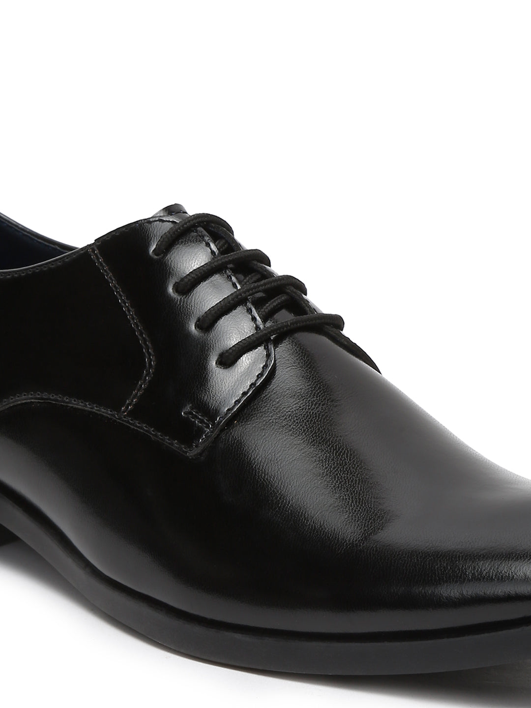 Kosher Black Color Lace-up Formal Shoes