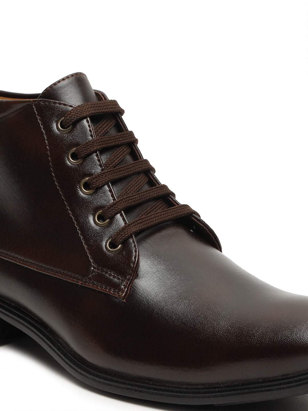 Kosher Brown color Lace-up Boot Shoes For Men