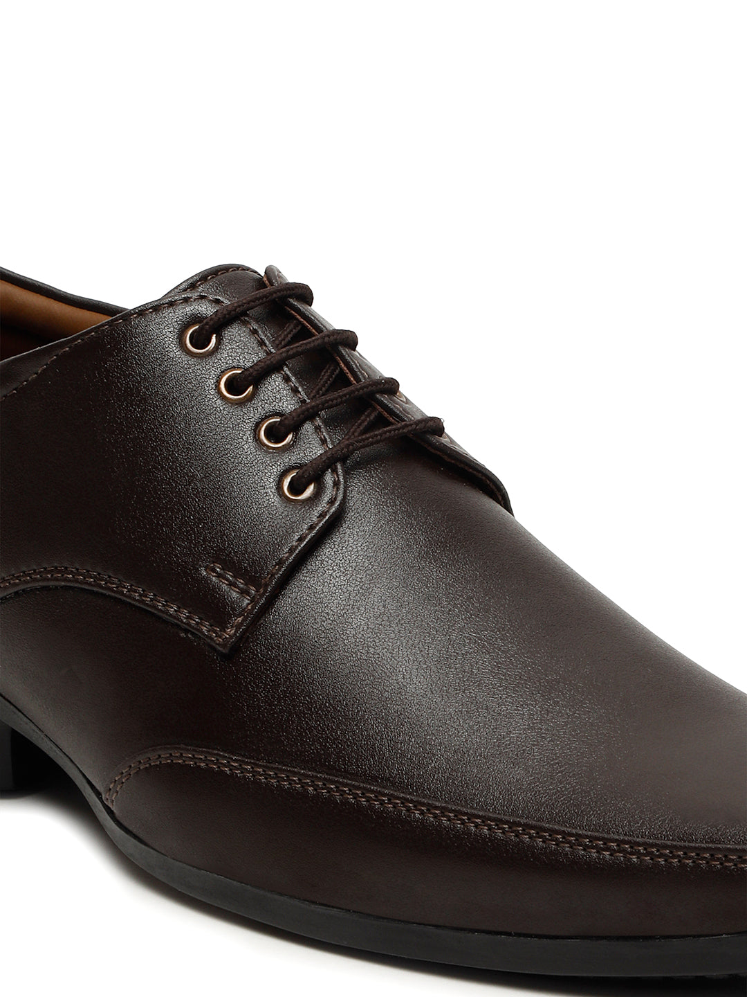 Kosher Brown Color Lace-up Formal Shoes