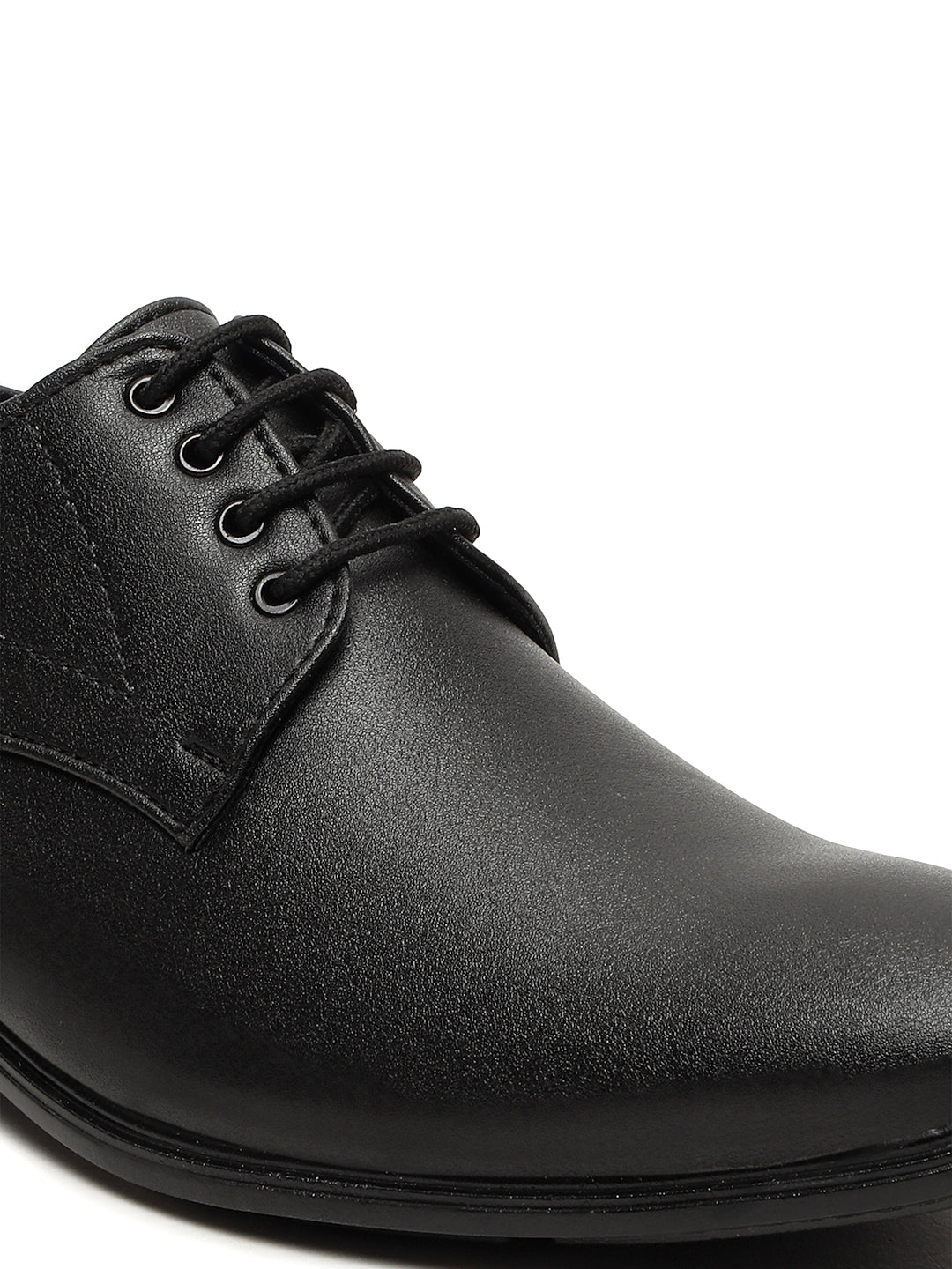 Kosher Black Color Lace-up Formal Shoes