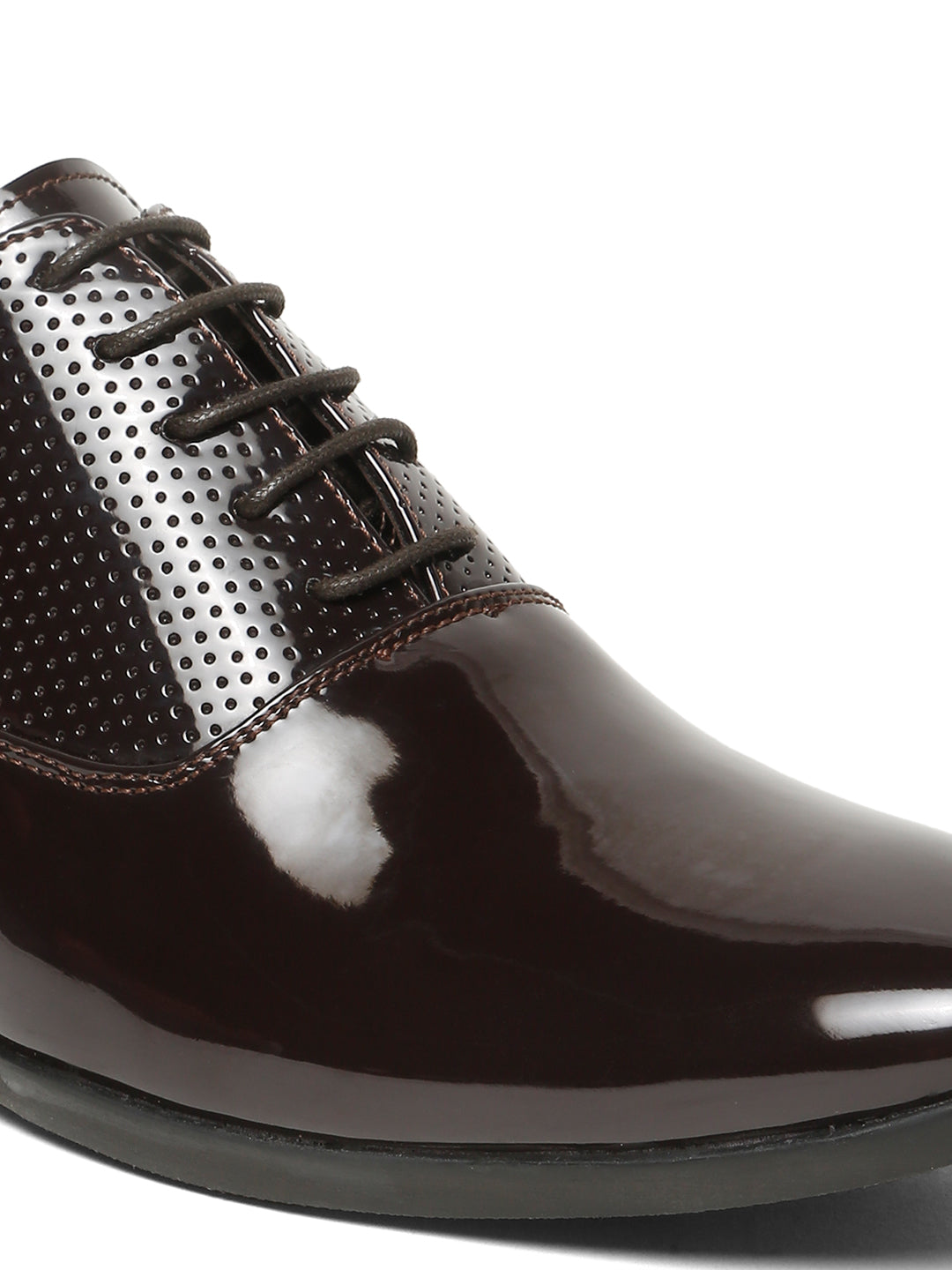 Kosher P.brown Color Lace-up Formal Shoes