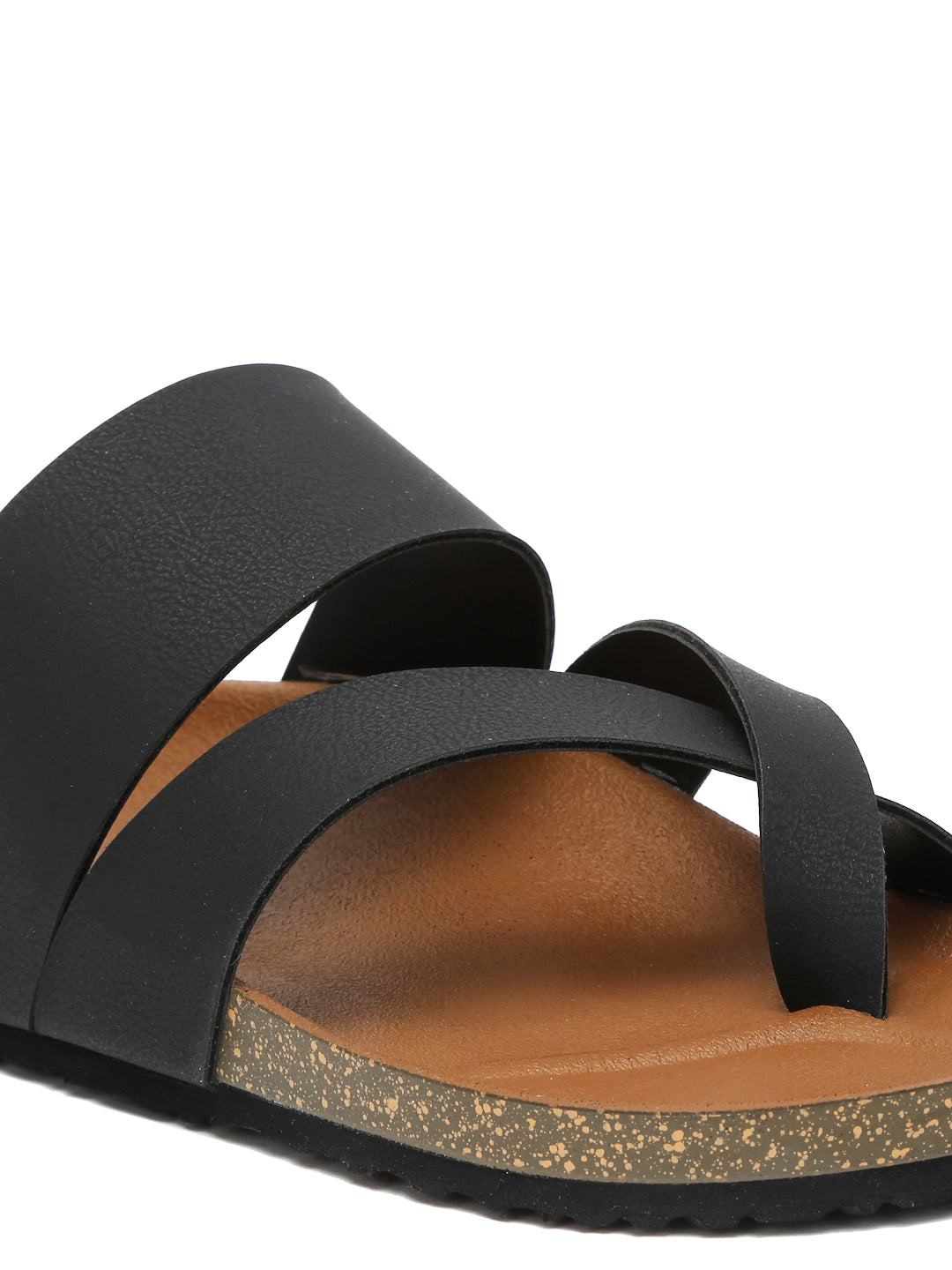 Kosher Black color casual slipper