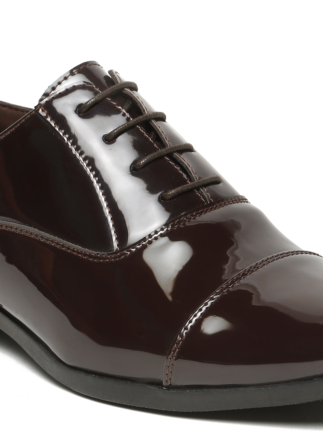 Kosher P.brown Color Lace-up Formal Shoes