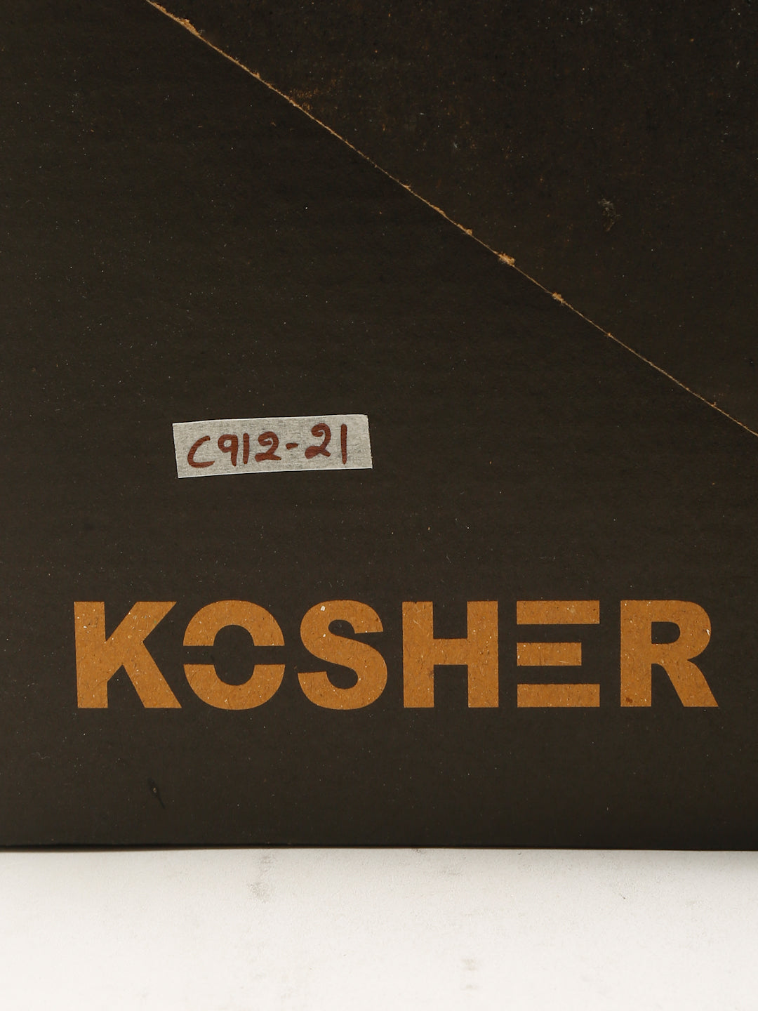Kosher Men's Tan Textured Thong-Strap Flip-Flops Slippers with Adjustable Buckle