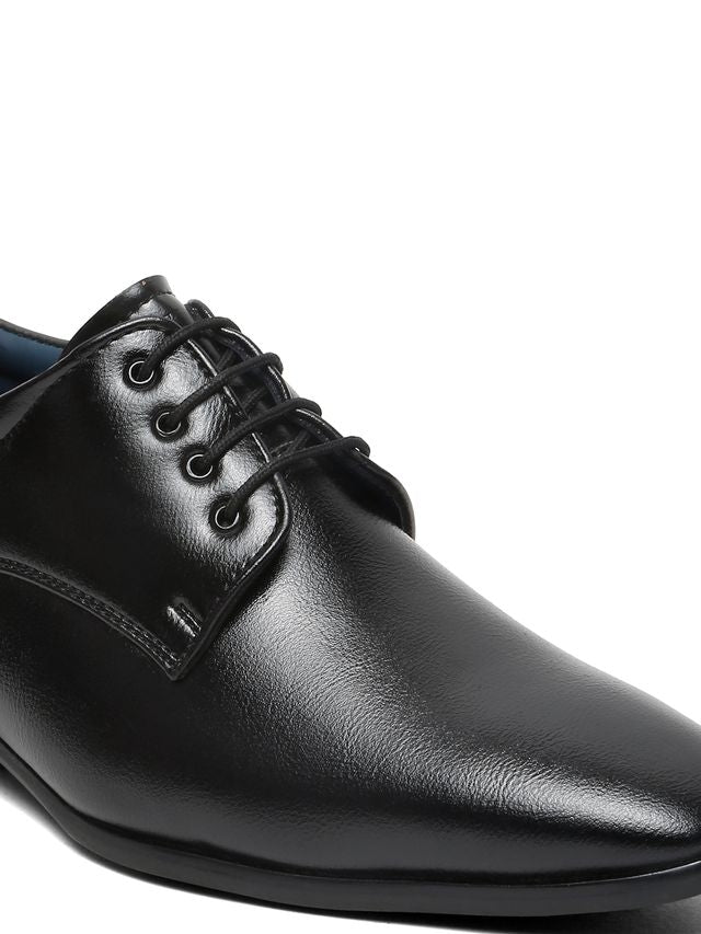 Kosher Black Color Lace-up Men,s Formal Shoes