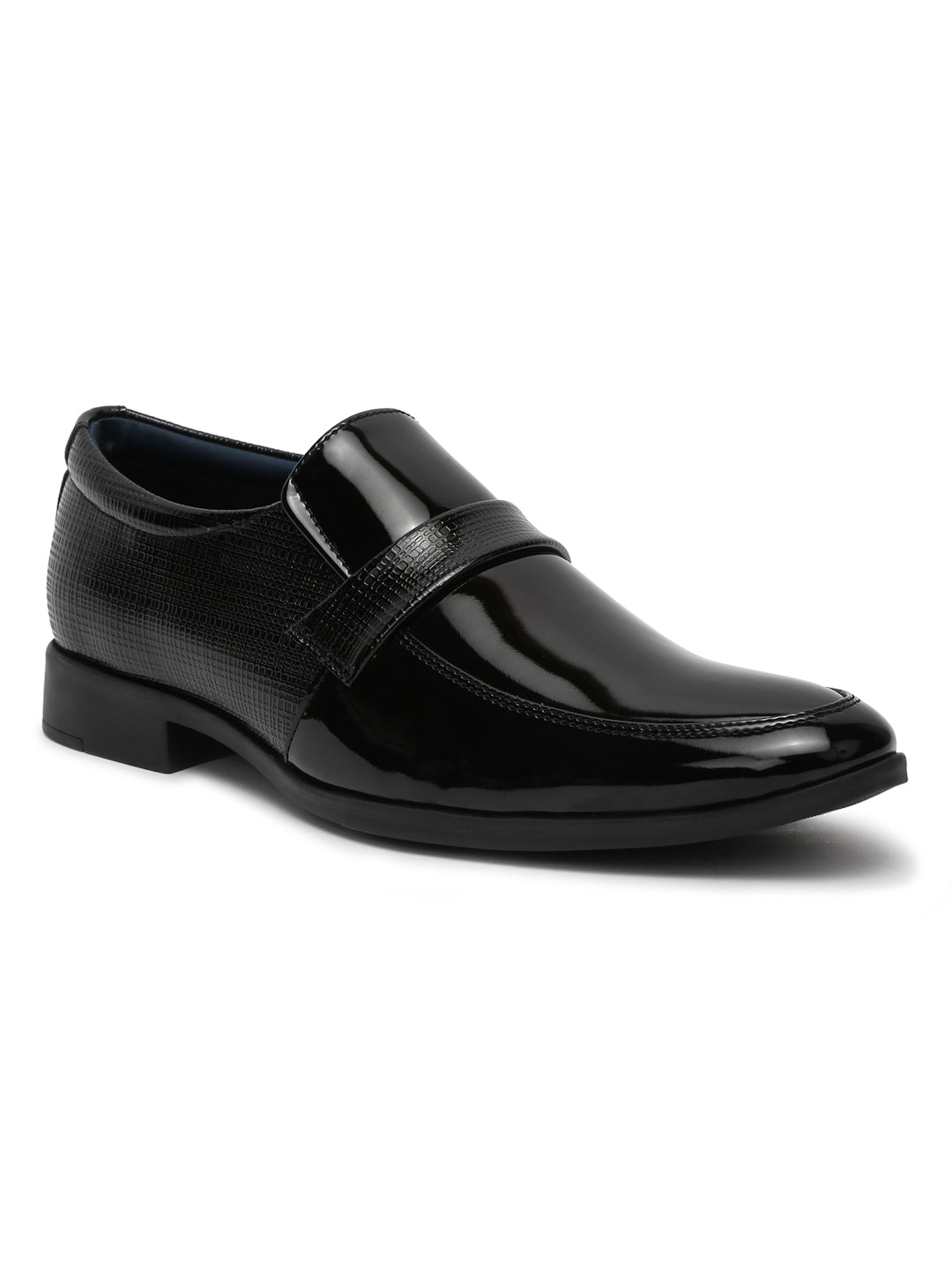 Kosher Black Color Men's Slip on Formal Shoes