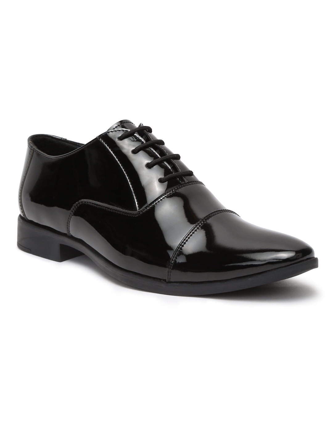 Kosher Black Color Lace-up Formal Shoes
