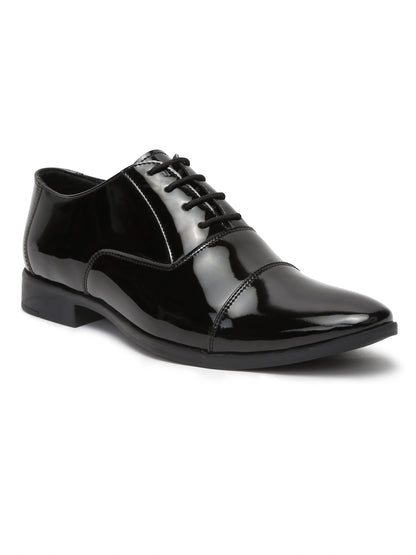 Kosher Black Color Lace-up Formal Shoes
