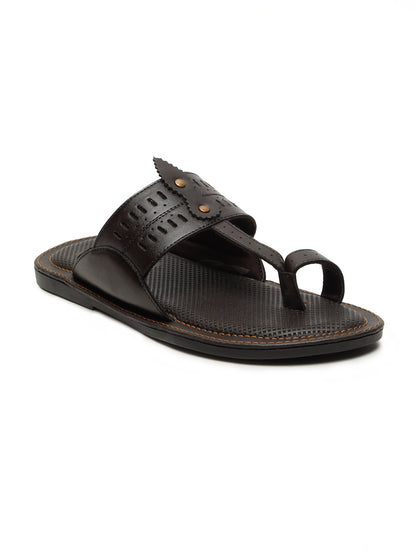Kosher Brown Men's formal slipper