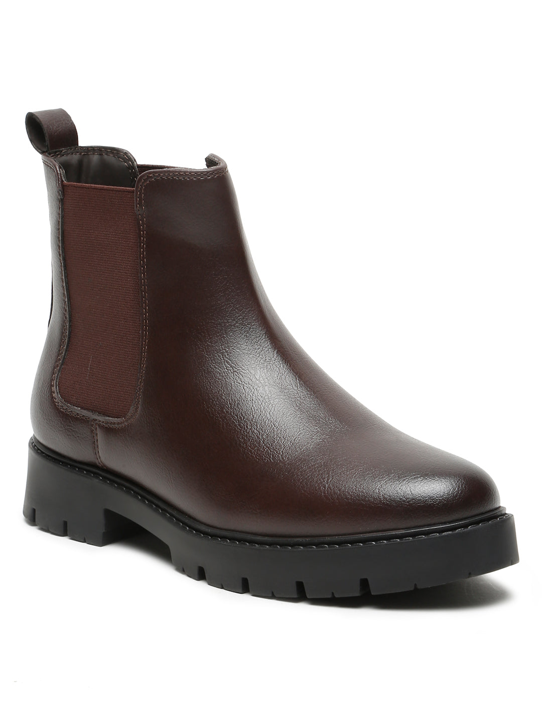 Kosher Women's Classic Brown Chelsea Boots