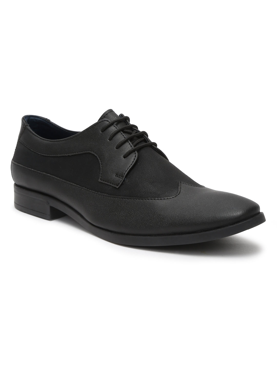 Kosher Black Color Lace-up Formal Shoes