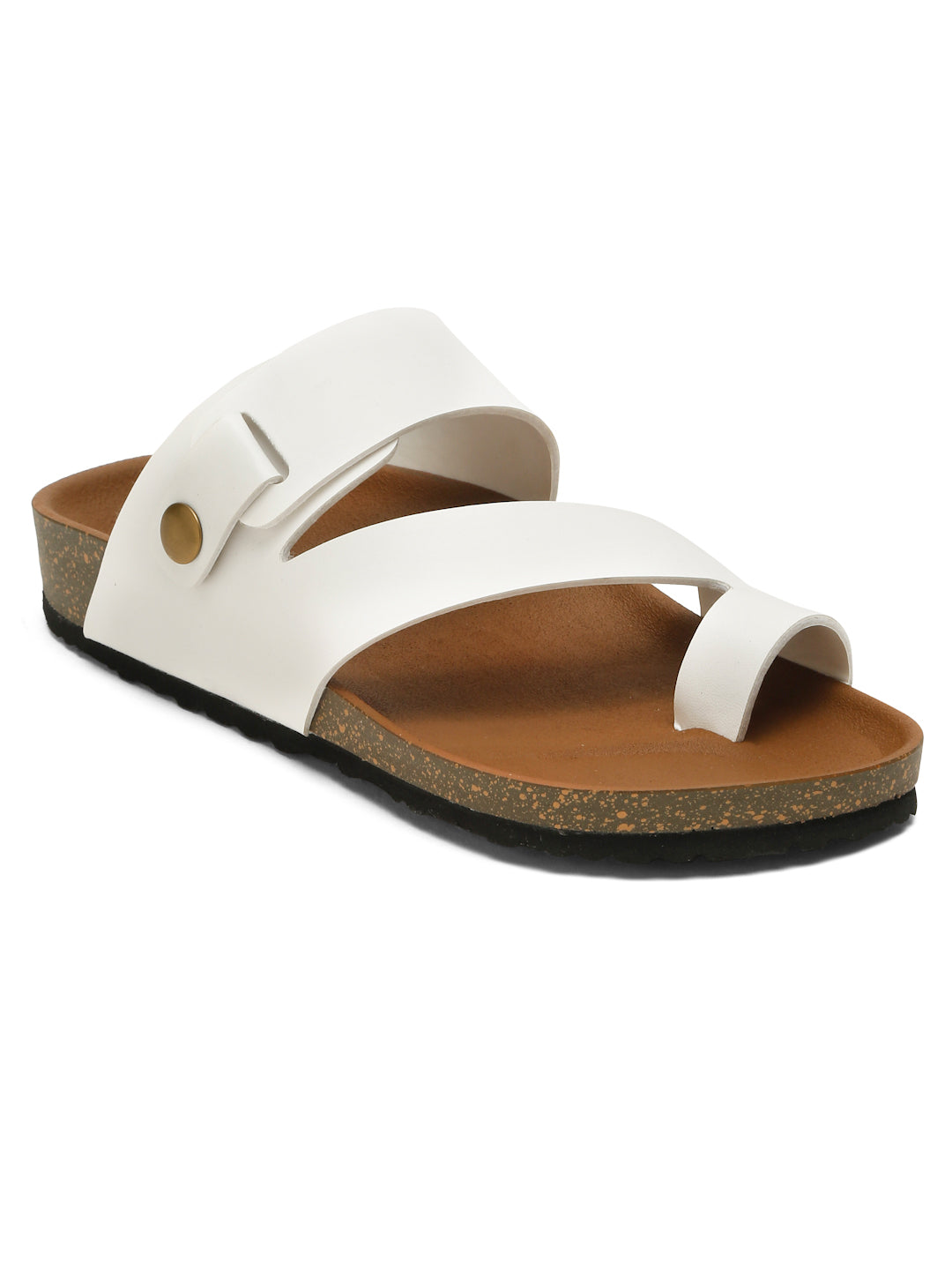 Kosher White Men's Casual Sandal