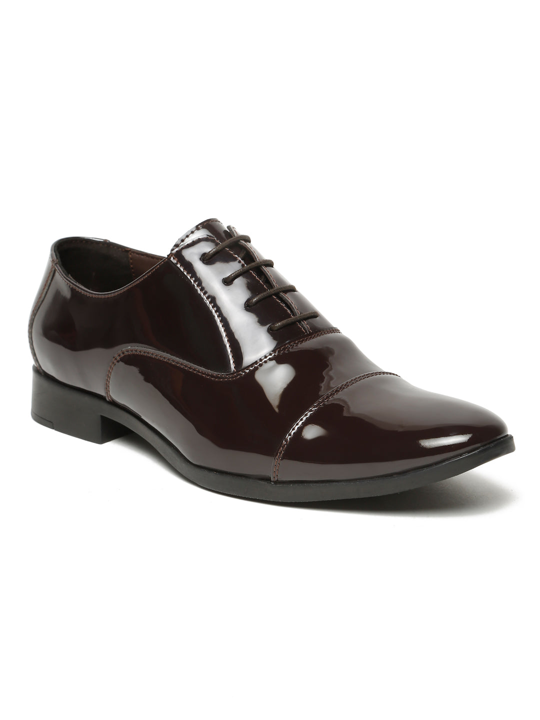 Kosher P.brown Color Lace-up Formal Shoes