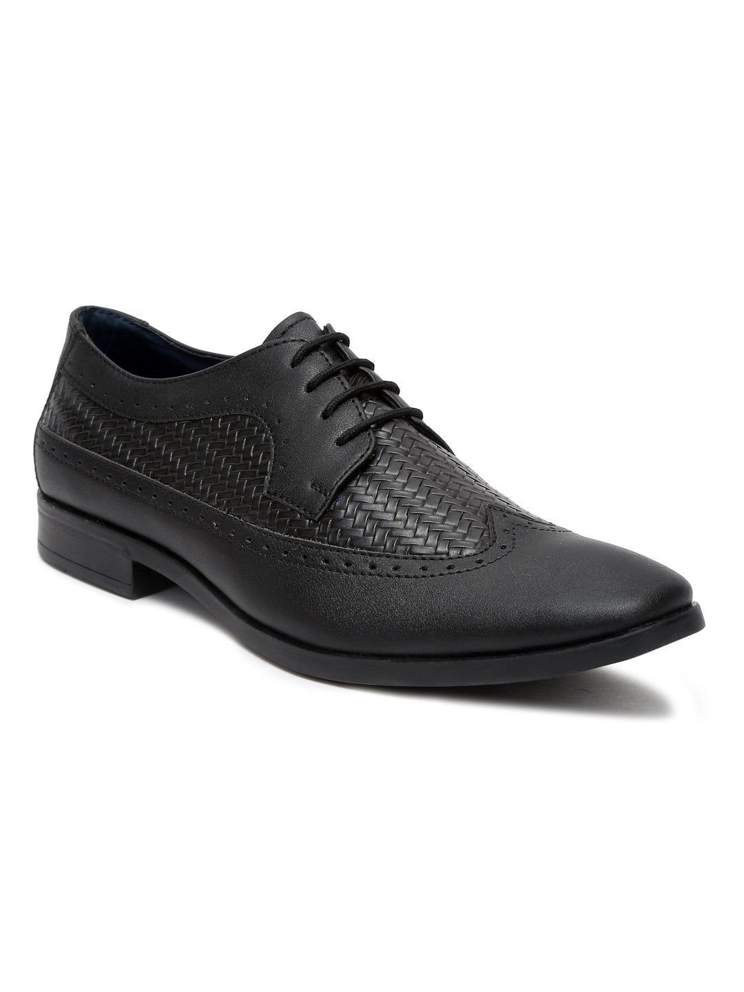 Kosher Black Color Lace-up Formal Shoes