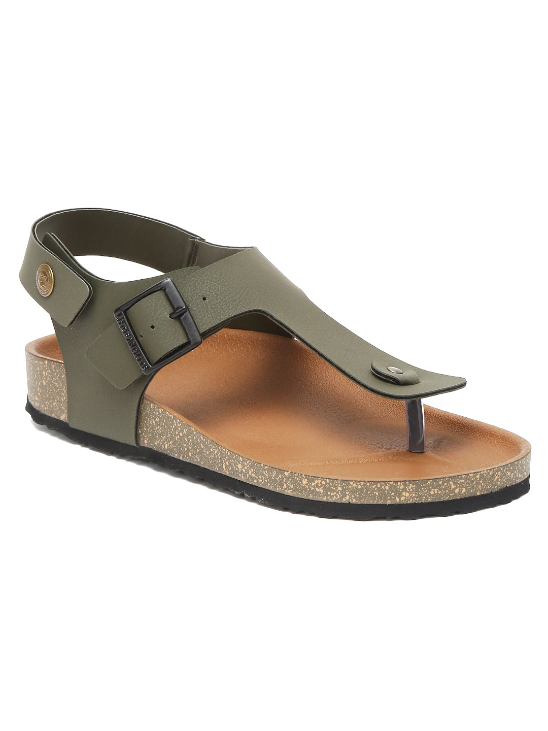 Kosher Olive color casual sandal