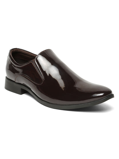 Kosher P.brown Color Slip-on Formal Shoes