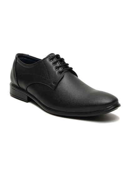 Kosher Black Color Lace-up Formal Shoes