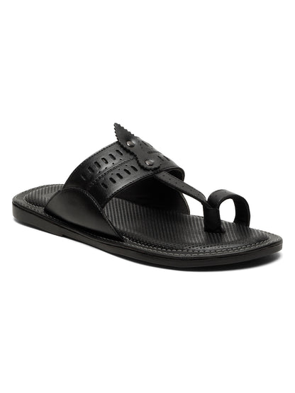 Kosher Black Men's formal slipper