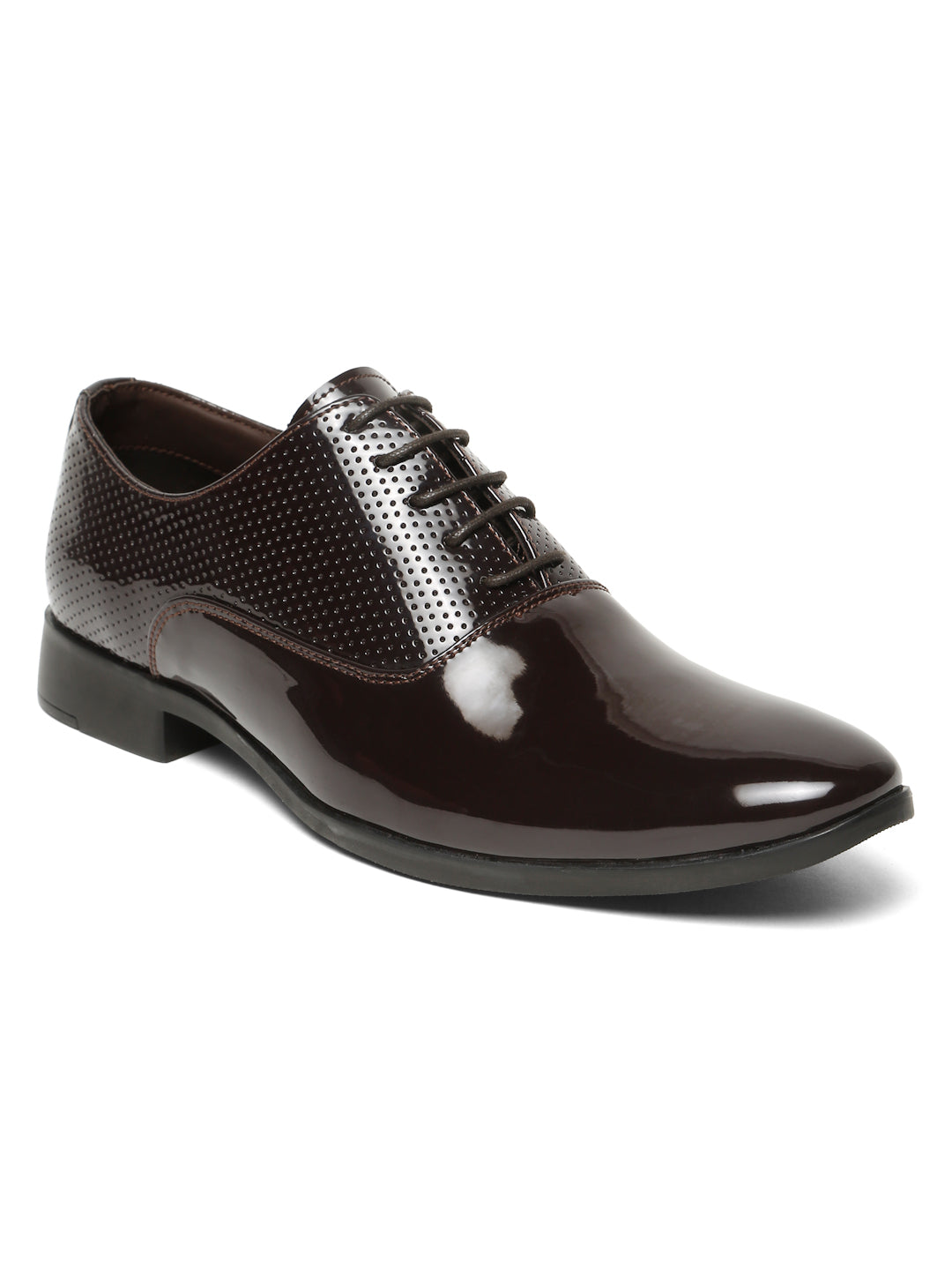 Kosher P.brown Color Lace-up Formal Shoes
