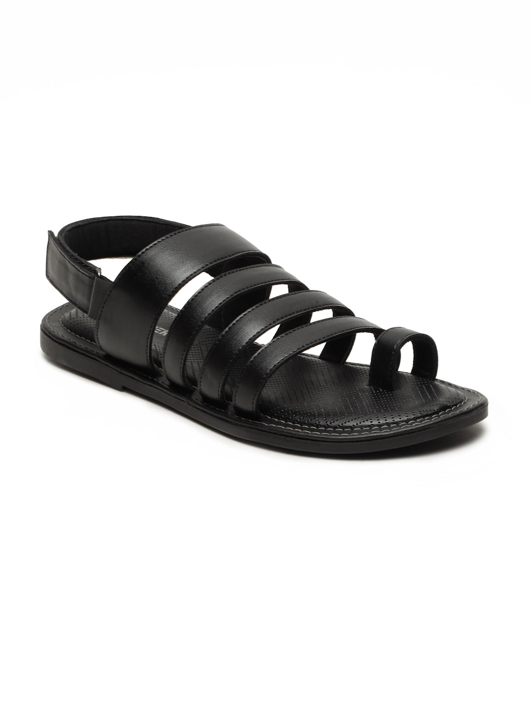 Kosher Black Men's formal sandal