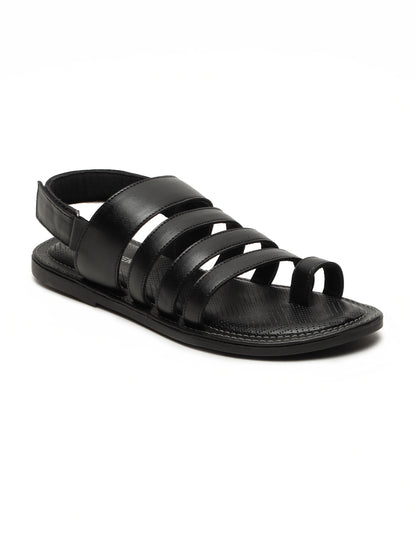 Kosher Black Men's formal sandal