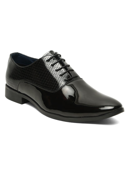 Kosher Black Color Lace-up Formal Shoes
