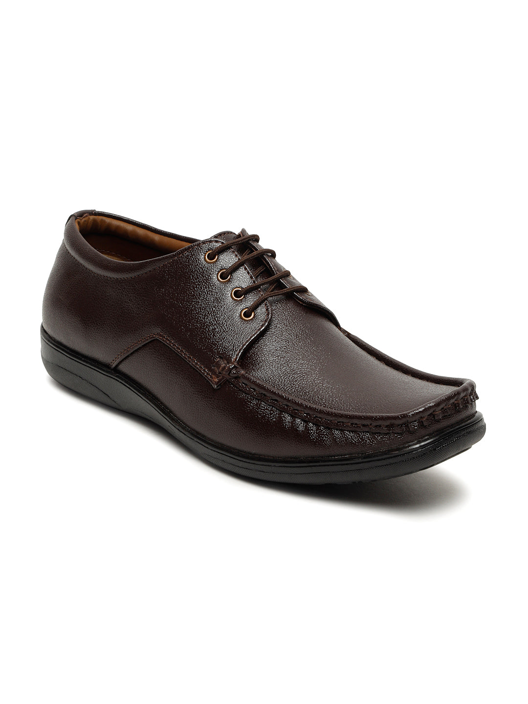 Kosher Brown Color Lace-up Formal Shoes