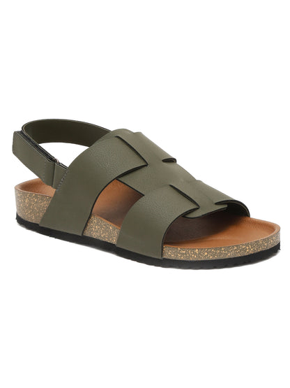 Kosher Olive color casual sandal