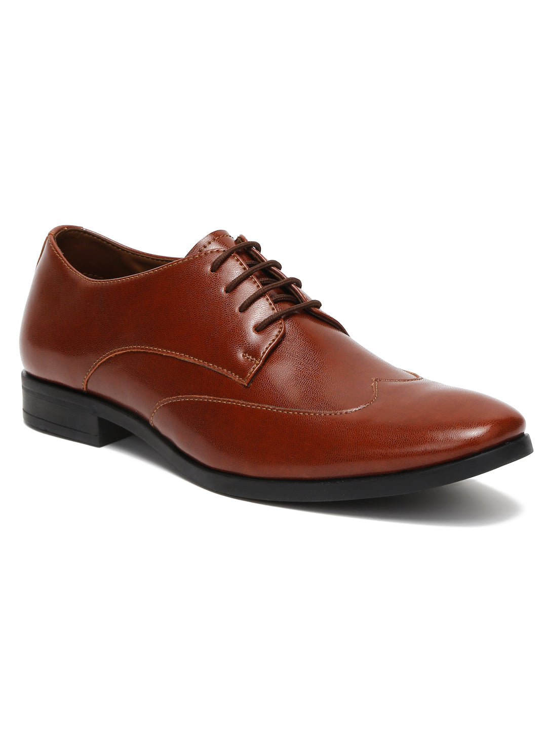 Kosher Tan Color Lace-up Formal Shoes