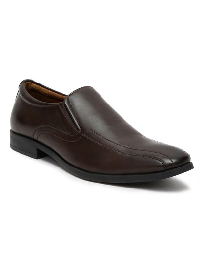 Kosher Brown Color Slip on Formal Shoes