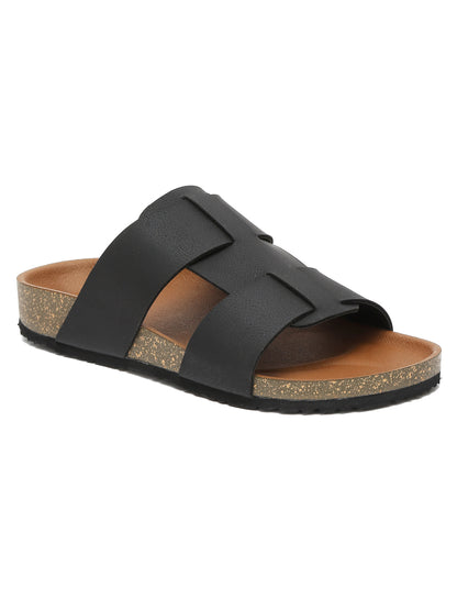 Kosher Black color casual slipper