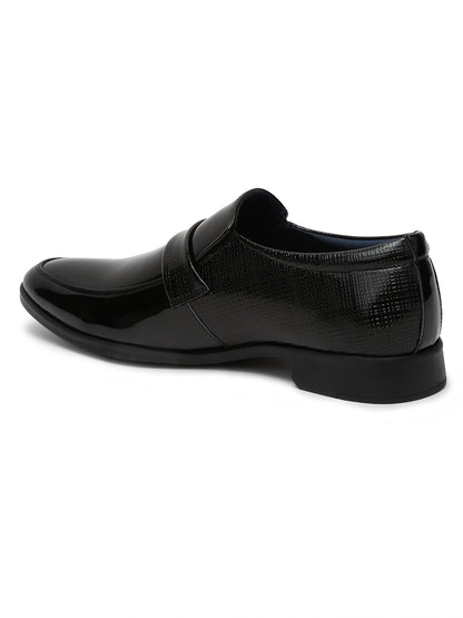 Kosher Black Color Men's Slip on Formal Shoes