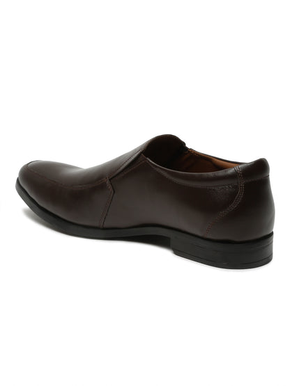 Kosher Brown Colour Slip-on Formal Shoes