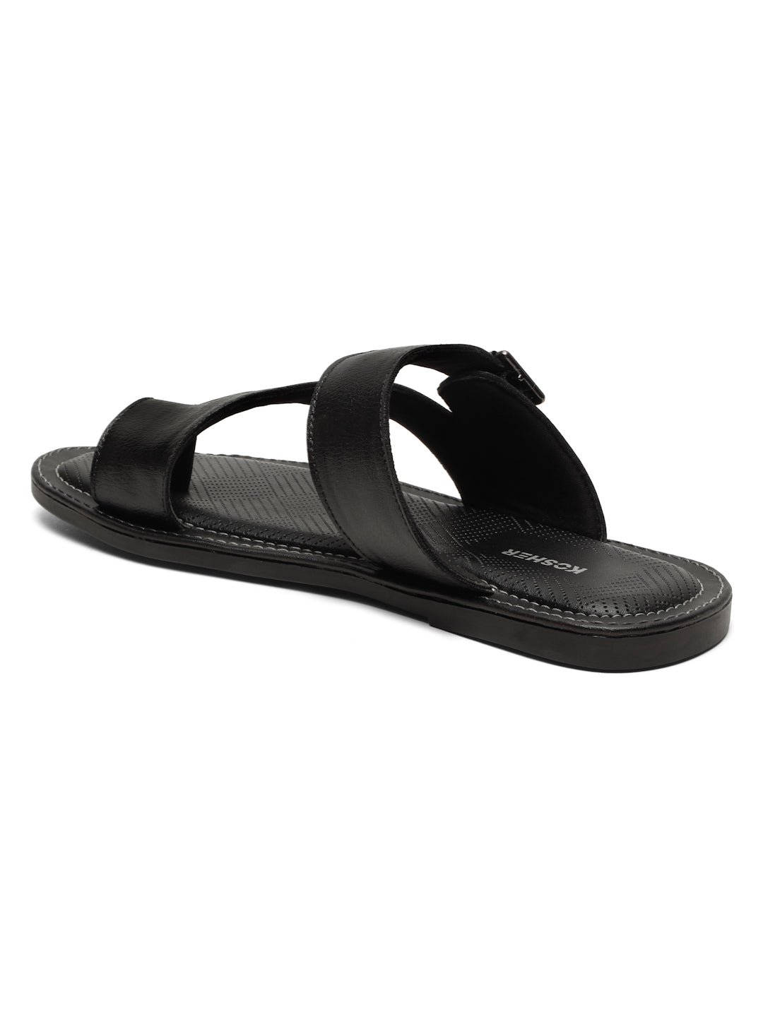 Kosher Black Men's formal slipper