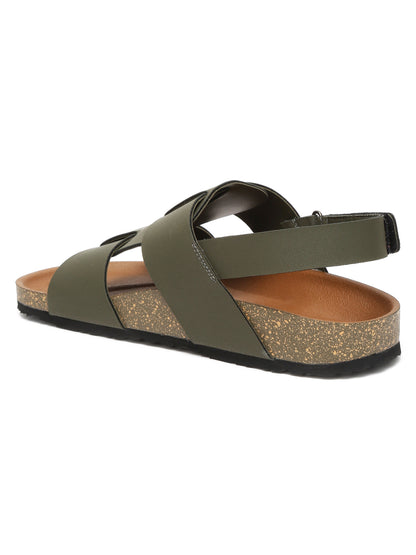 Kosher Olive color casual sandal