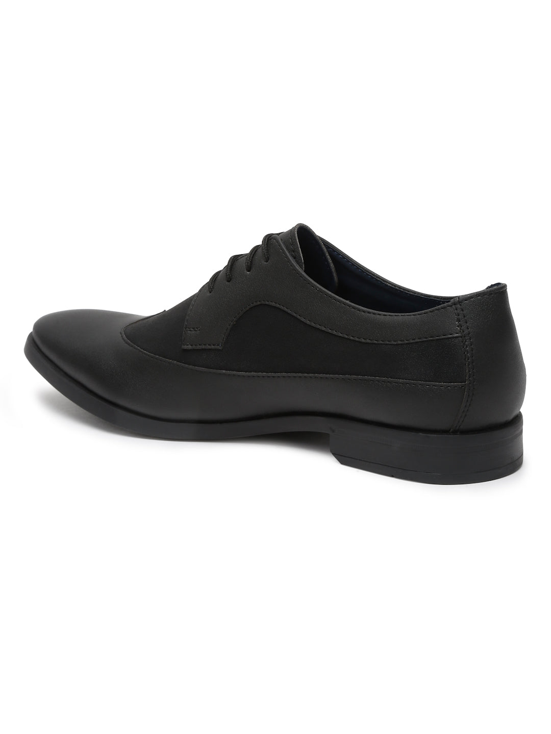 Kosher Black Color Lace-up Formal Shoes