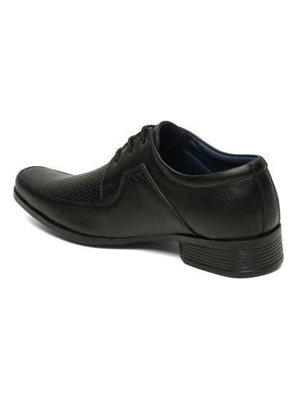 Kosher Black Color Lace-up Formal Shoes