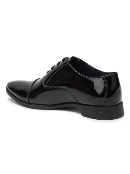 Kosher Black Color Lace-up Formal Shoes