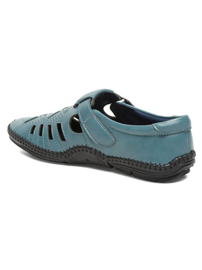 Kosher Blue Roman Faux Leather Men's Casual Sandal