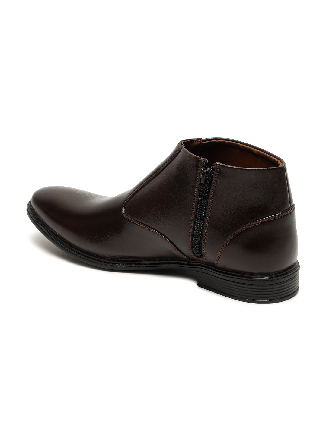 Kosher Brown color Slip-on Zip/Boot Shoes For Men