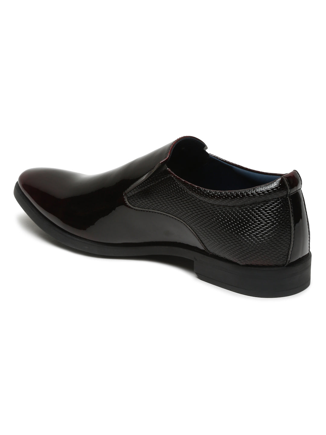 Kosher Wine Color Slip-on Formal Shoes
