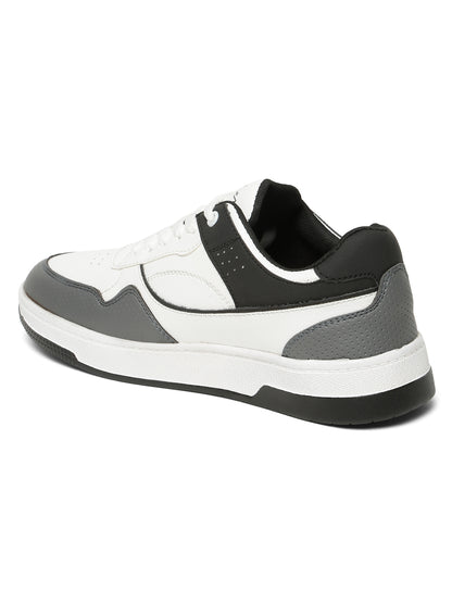 Kosher White & Grey Sneakers For Men
