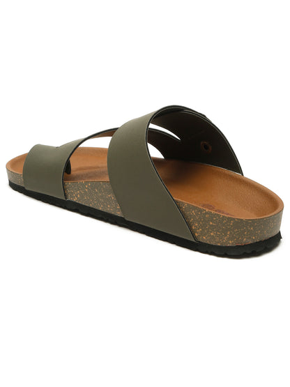 Kosher Olive Men's Casual Sandal