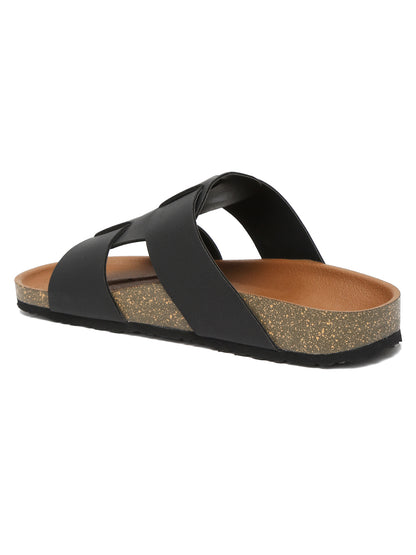 Kosher Black color casual slipper
