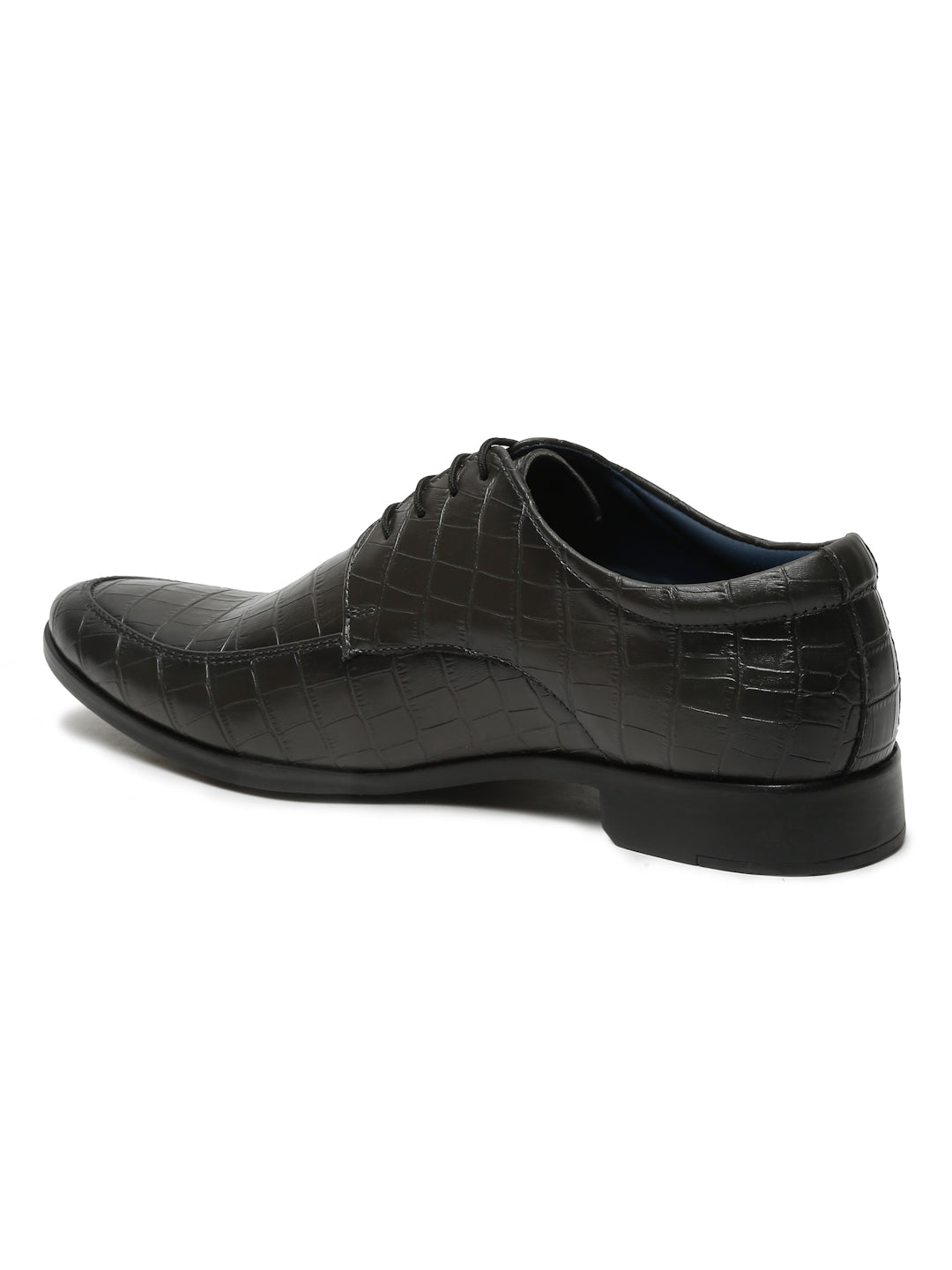 Kosher Grey Color lace-up Formal Shoes