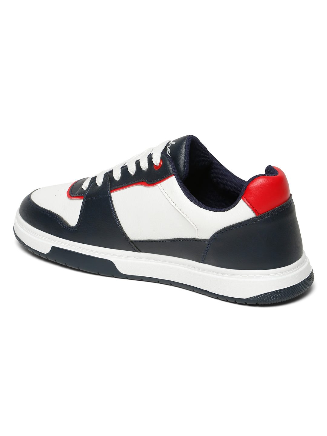 Kosher Men’s Retro Court Sneakers – Navy, White & Red