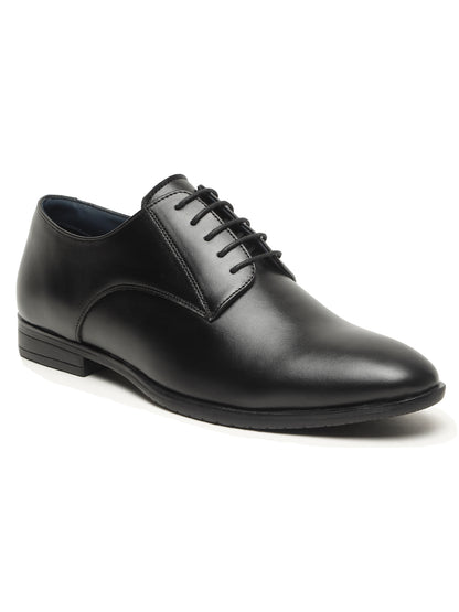 KOSHER Men’s Black Formal Shoes | Classic Lace-Up Derby Shoes