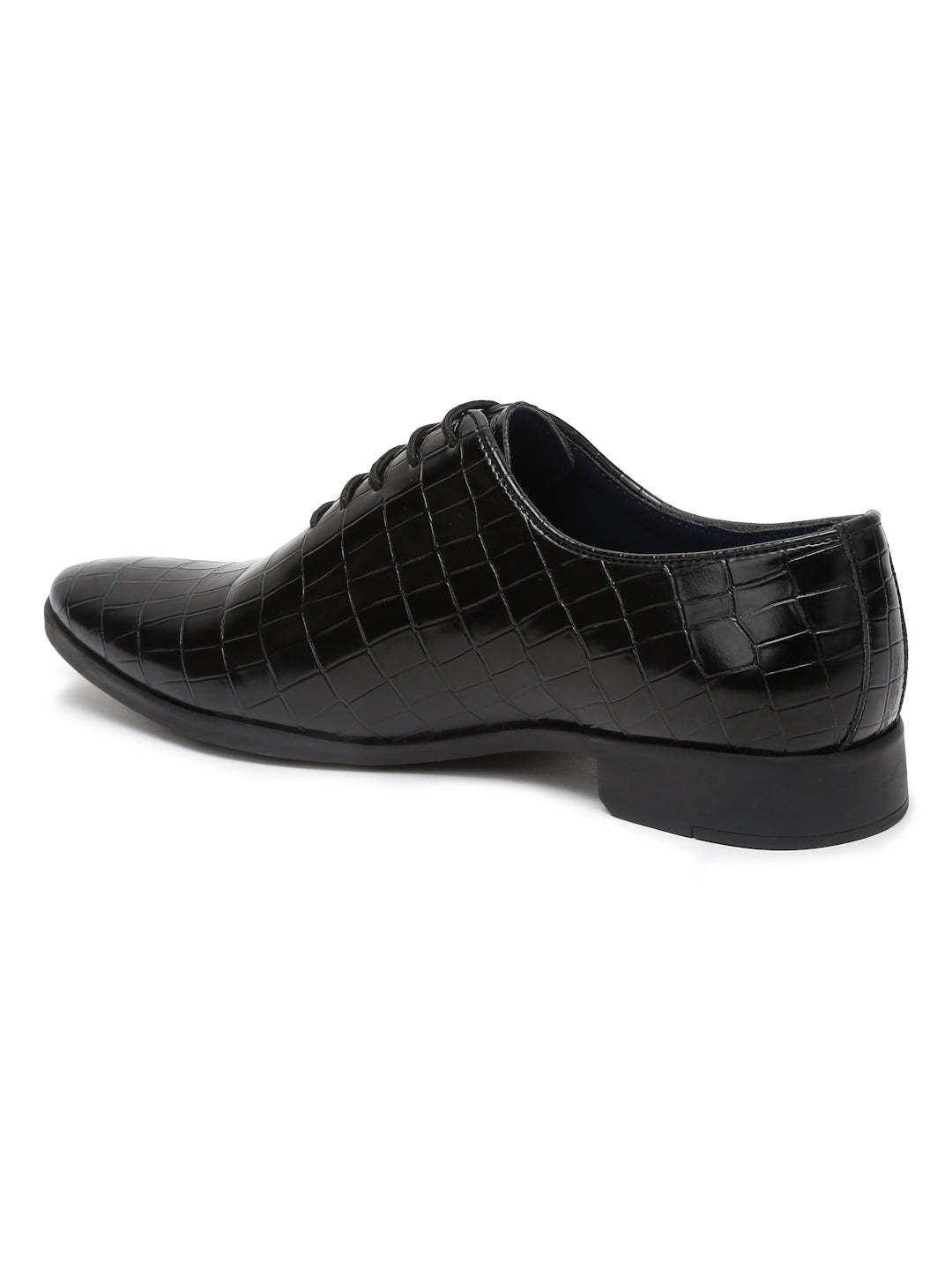 Kosher Black Color Lace-up Formal Shoes