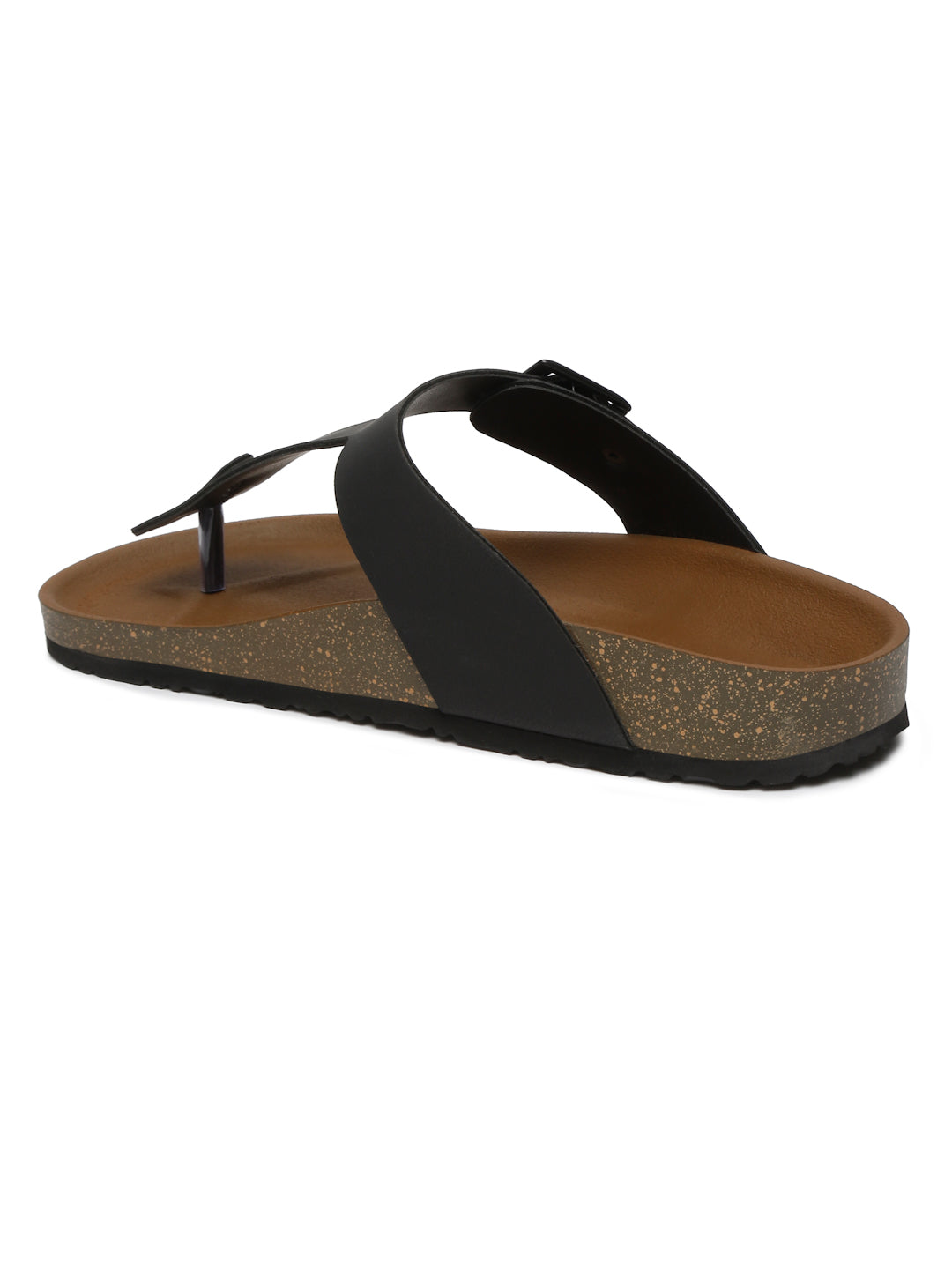 Kosher Black Color Men's Casual Sandal, Slipper